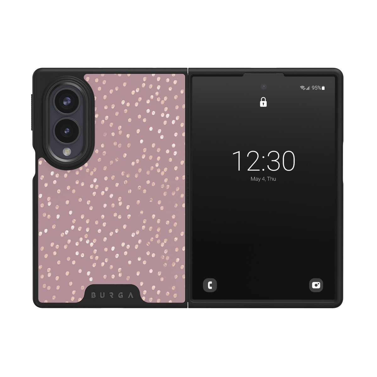 Hot Cocoa - Spotted Samsung Galaxy Z Fold 8 Case
