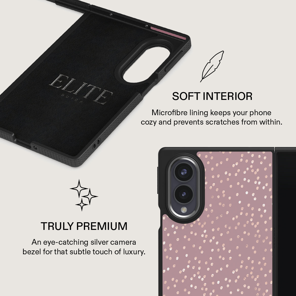 Hot Cocoa - Spotted Samsung Galaxy Z Fold 8 Case