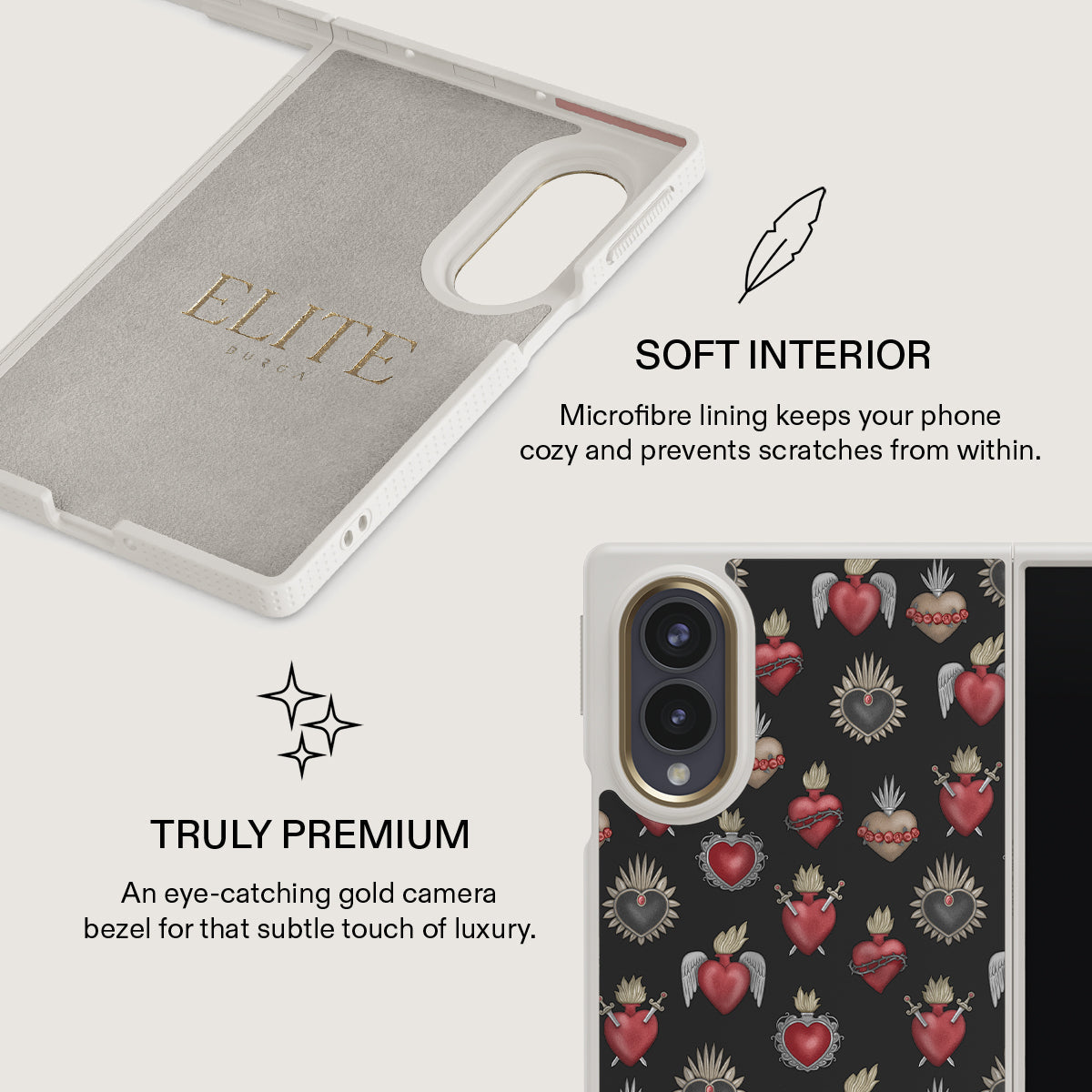 Sworn Hearts - Samsung Galaxy Z Fold 8 Case