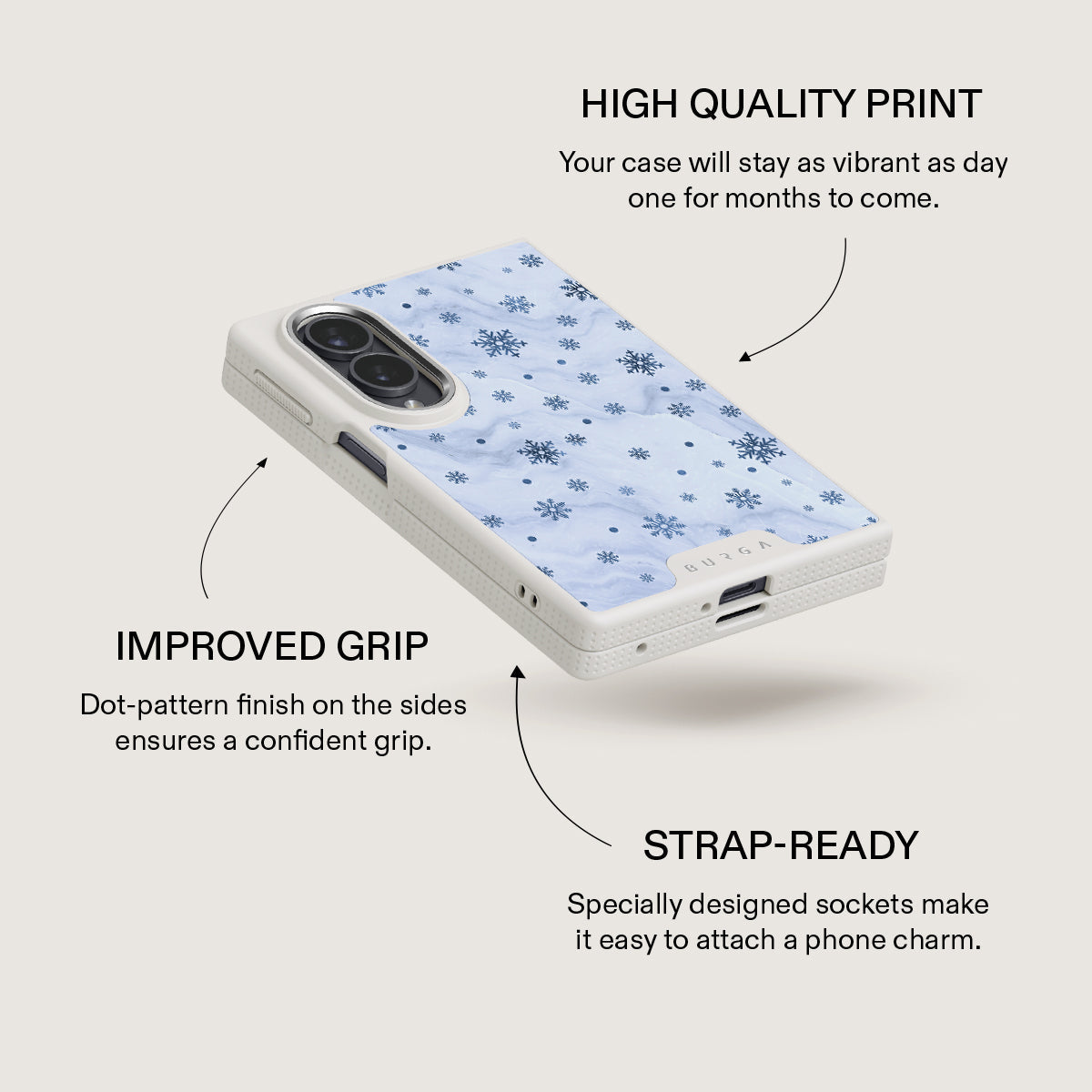 Ice Queen - Snowflakes Samsung Galaxy Z Fold 8 Case