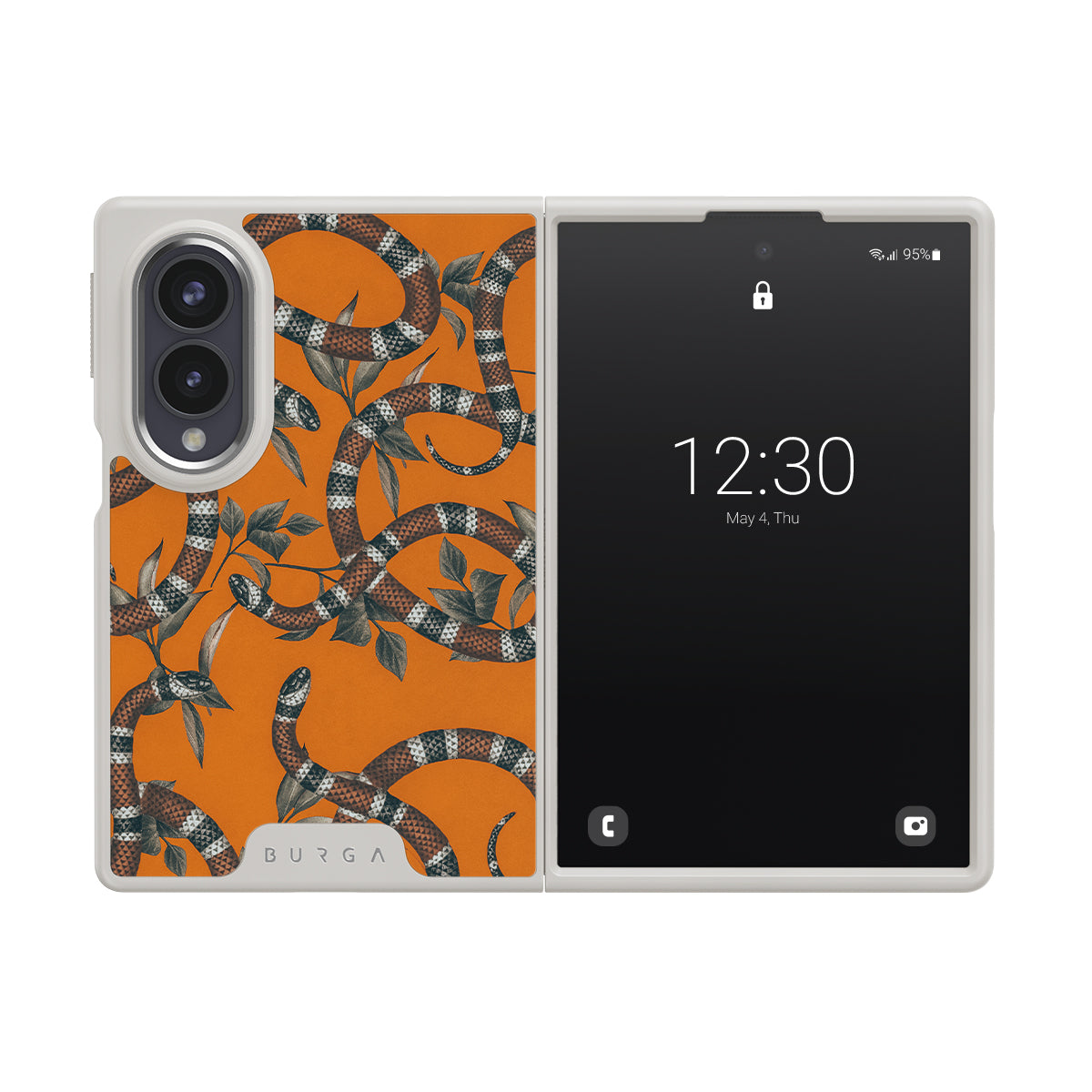 Bitter Apricot - Snake Samsung Galaxy Z Fold 8 Case