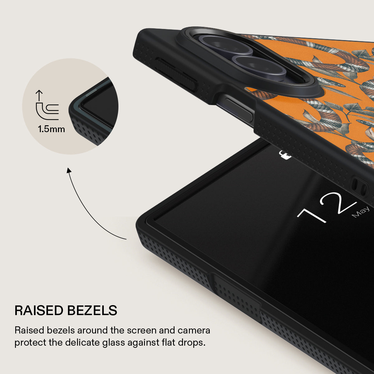 Bitter Apricot - Snake Samsung Galaxy Z Fold 8 Case