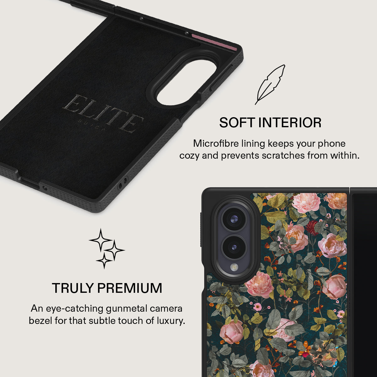 Bloomy Garden - Vintage Samsung Galaxy Z Fold 8 Case