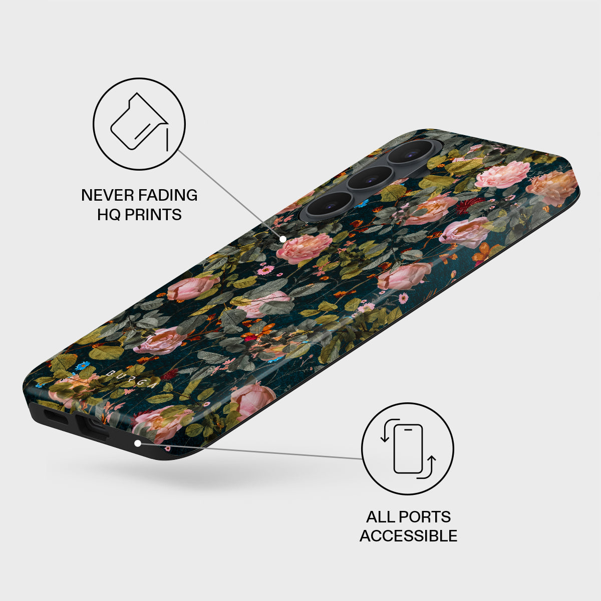 Bloomy Garden - Vintage Samsung Galaxy S26 FE Case