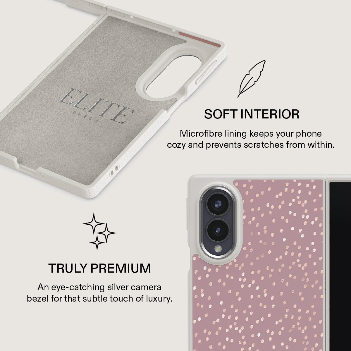 Hot Cocoa - Spotted Samsung Galaxy Z Fold 8 Case