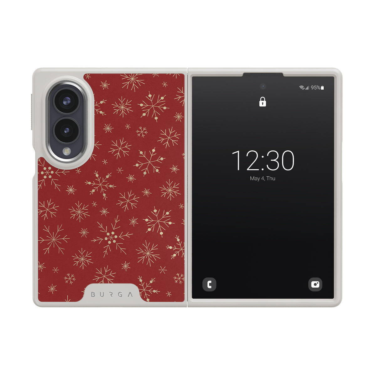 Dear Santa - Snowflake Samsung Galaxy Z Fold 8 Case