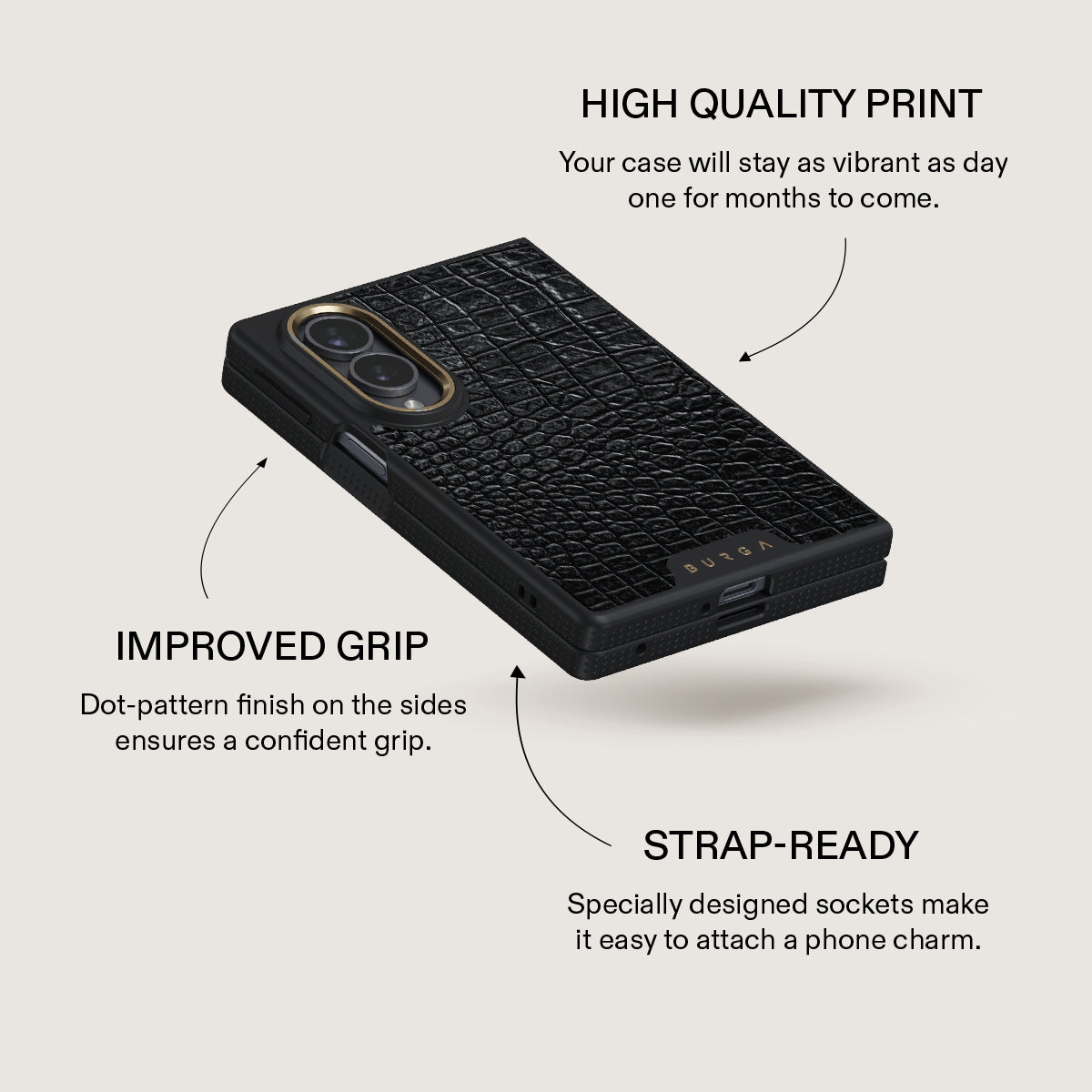 Reaper's Touch - Snakeskin Samsung Galaxy Z Fold 8 Case