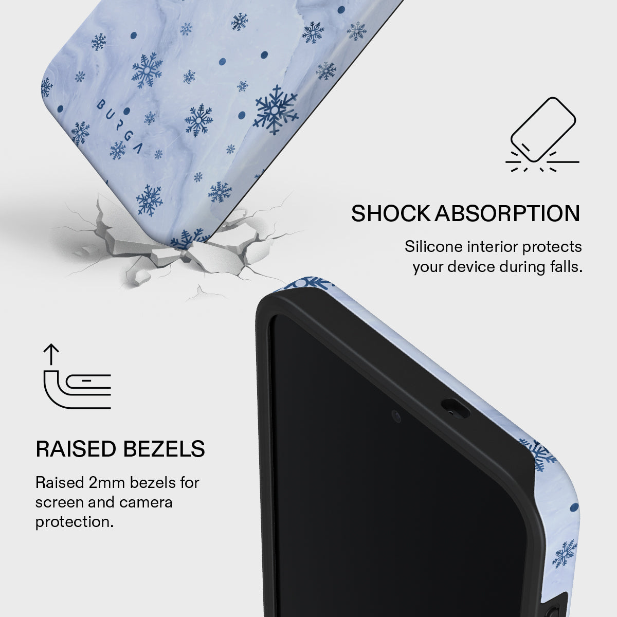 Ice Queen - Snowflakes Samsung Galaxy S26 FE Case